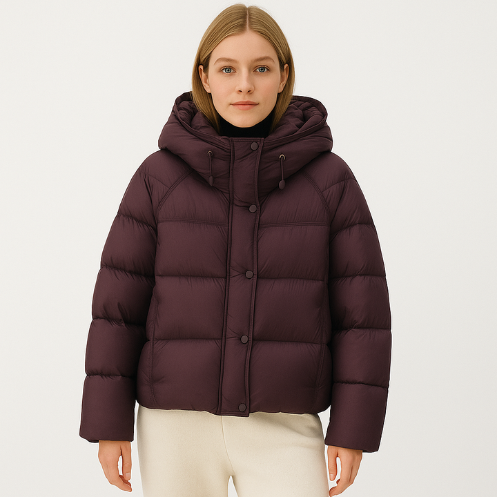 Gewatteerd wikkeljack voor dames - Yerinna