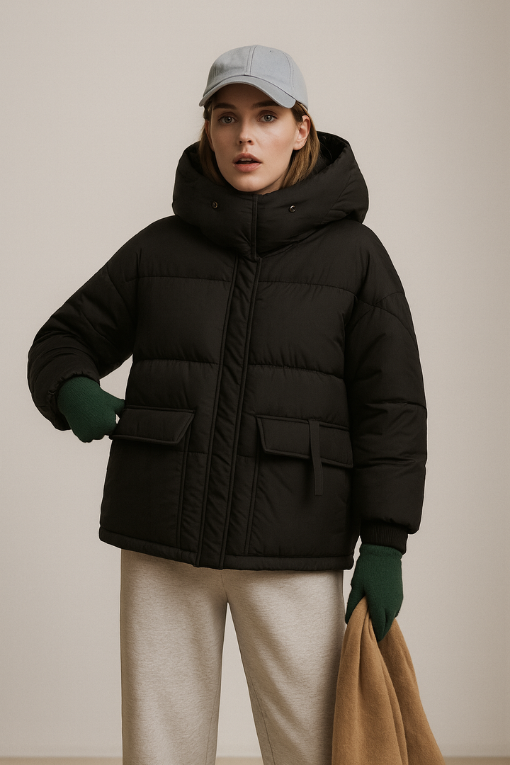 Gewatteerd damesjack met volume-effect - Davinna