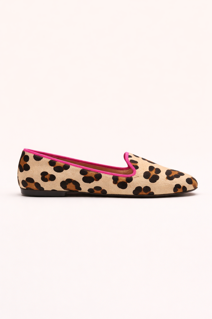 Ballerina platte dierenprint dames ballerina's gesloten slip on - Raveka