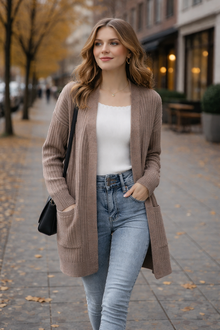 Gebreid damesvest - Liv