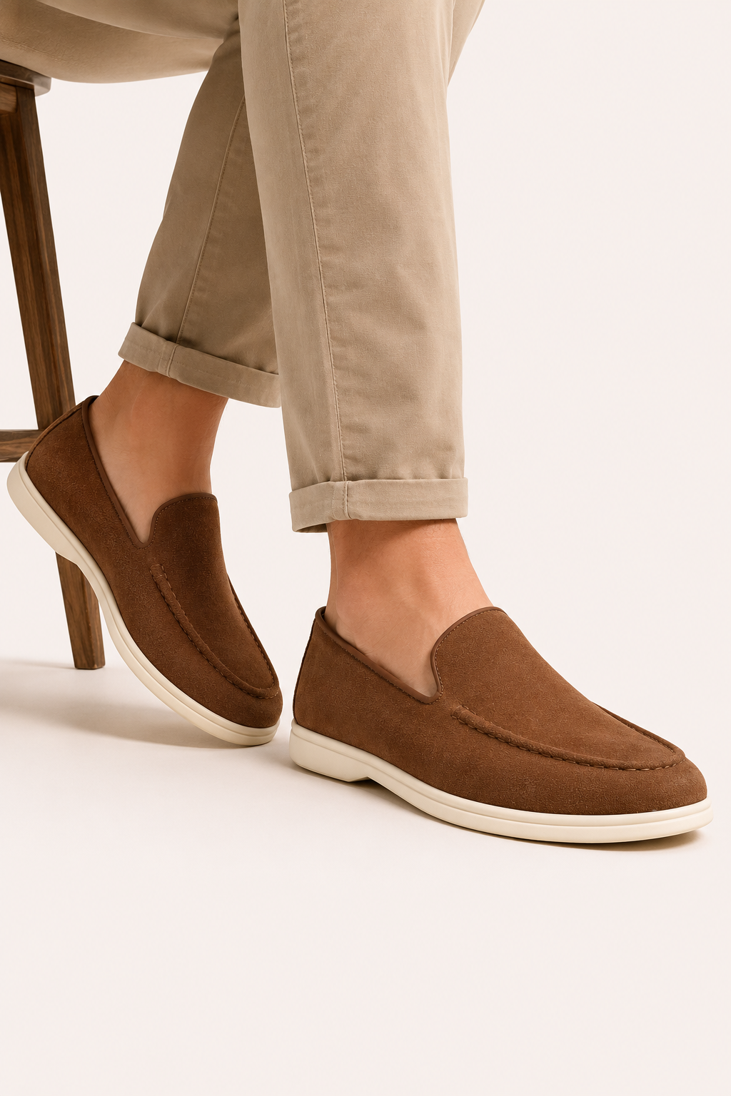 Elegante, casual herenslip-ons - John