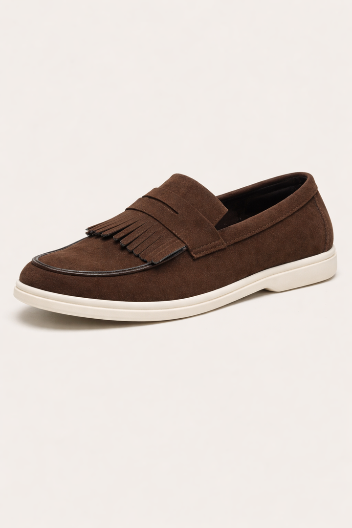 Matte loafers met franjes voor heren - Harrison