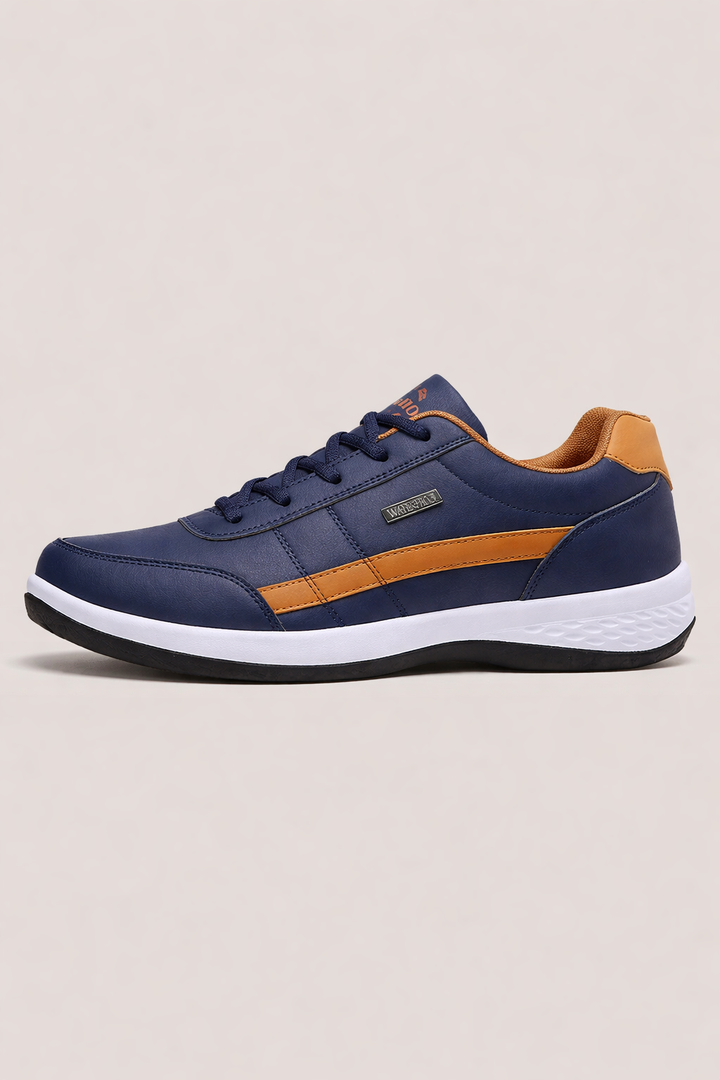 Casual herenschoenen met merkstreep opzij - Weston