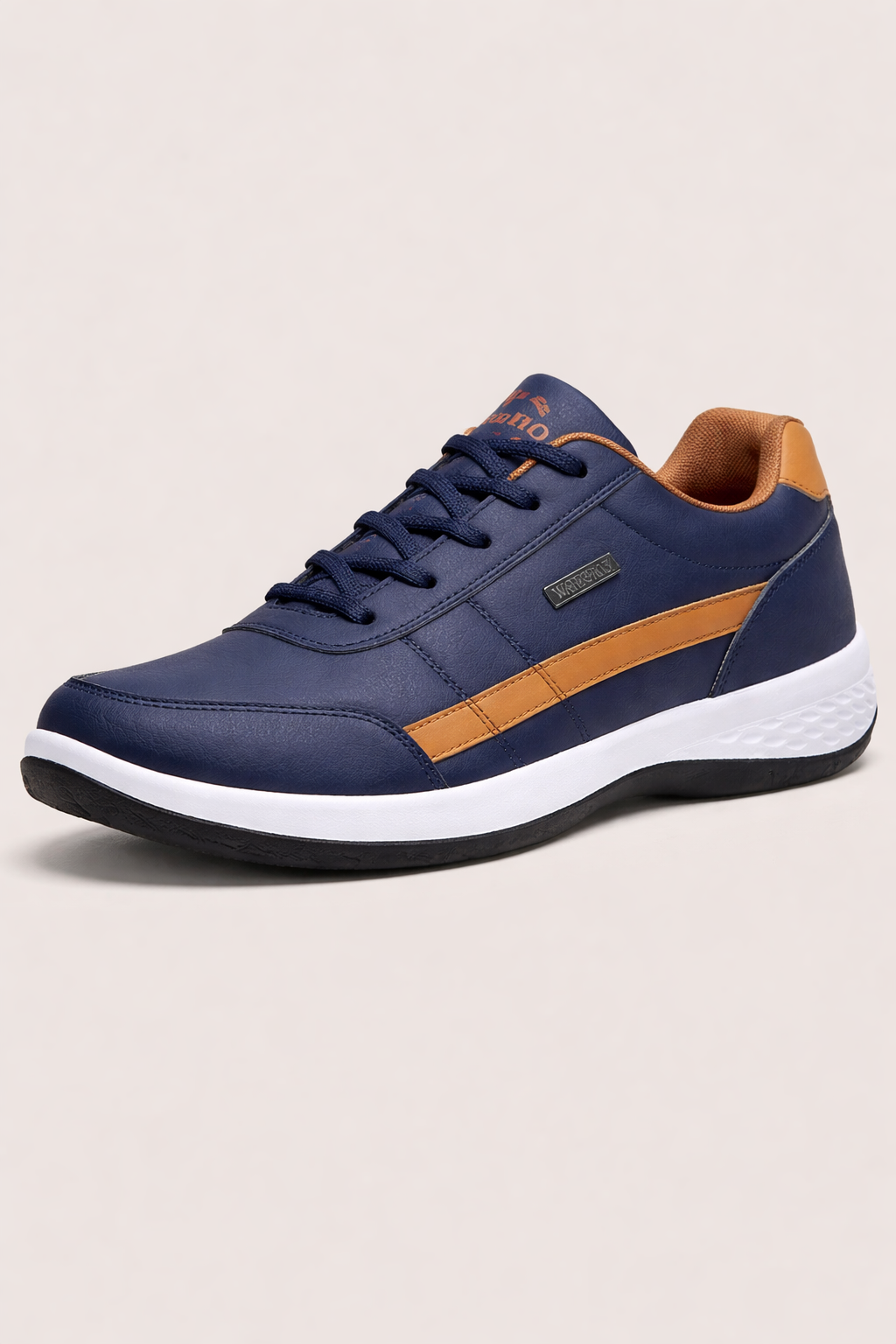 Casual herenschoenen met merkstreep opzij - Weston