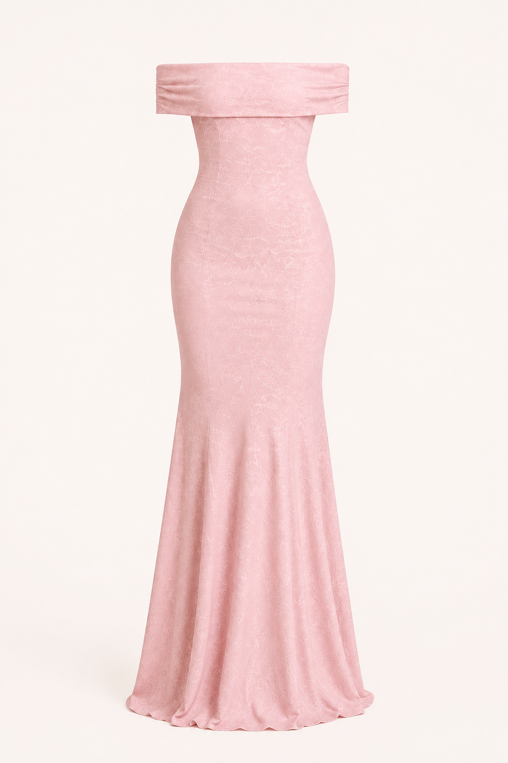 Lange zeemeermin trouwjurk elegante off-the-shoulder zeemeermin snit - Anja