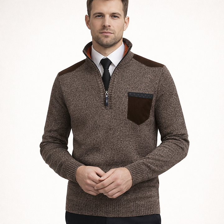 Herenpullover met ritssluiting - Rethan