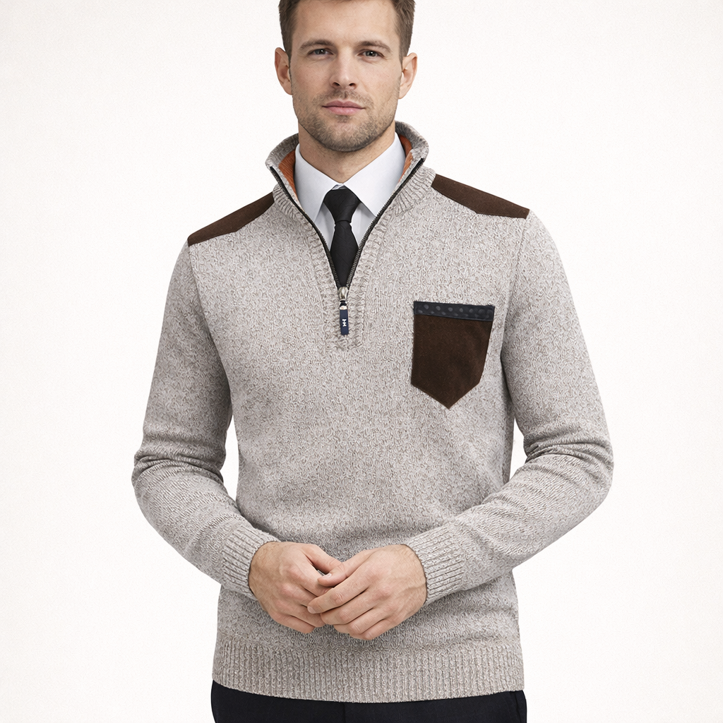 Herenpullover met ritssluiting - Rethan