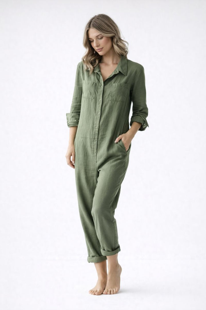 Losvallende jumpsuit voor dames - Xadara