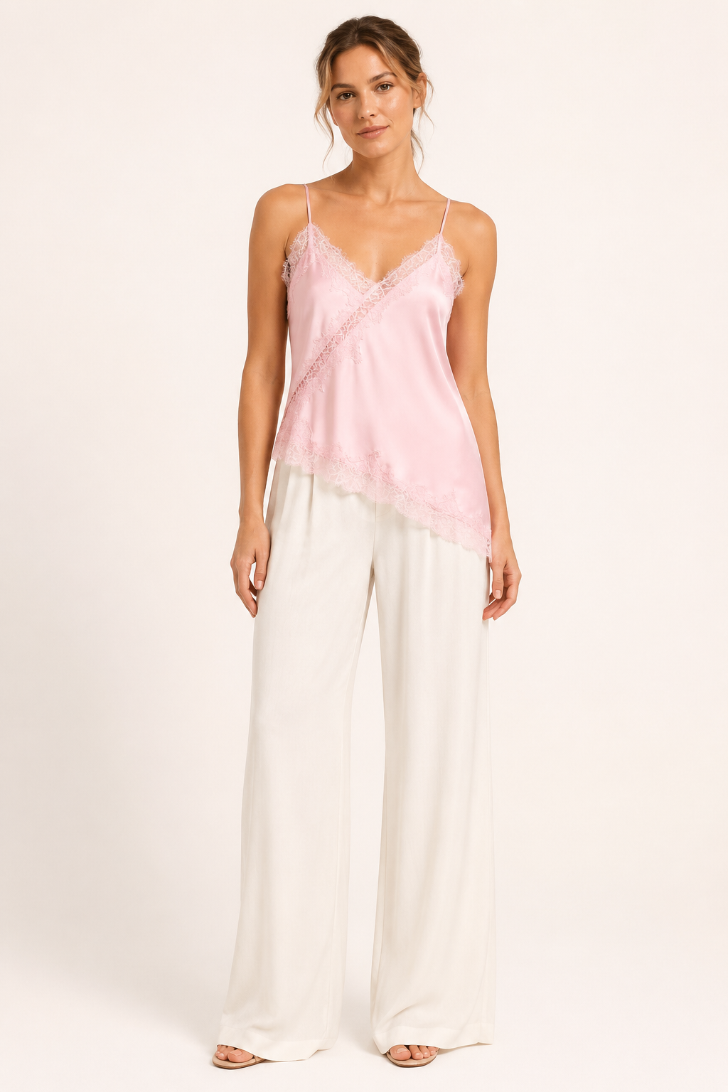 Dameslingerie-top met kant en dunne bandjes - Bruna