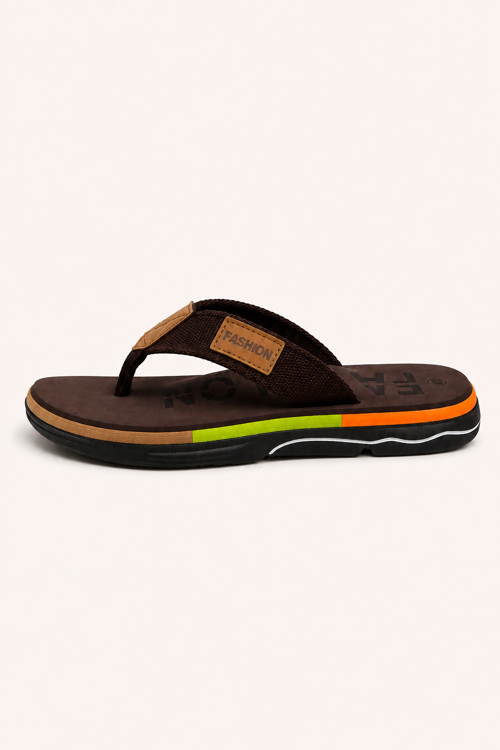 Heren teenslippers met textielbandjes, casual, lage zool, orthopedisch - Armin