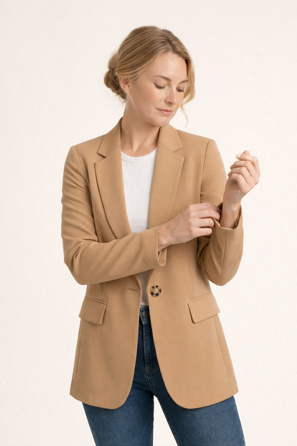 Klassieke blazer met knoopsluiting - Irmina