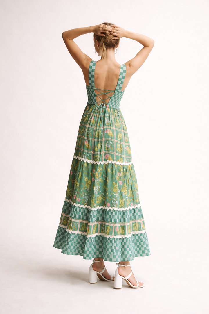 Zomerse maxi-jurk met bloemenprint - Renate