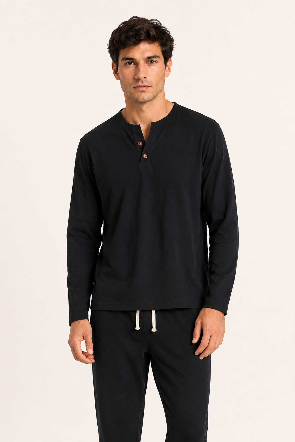 Herenset linnen casual elegante T-shirt broek zomer - Jörg