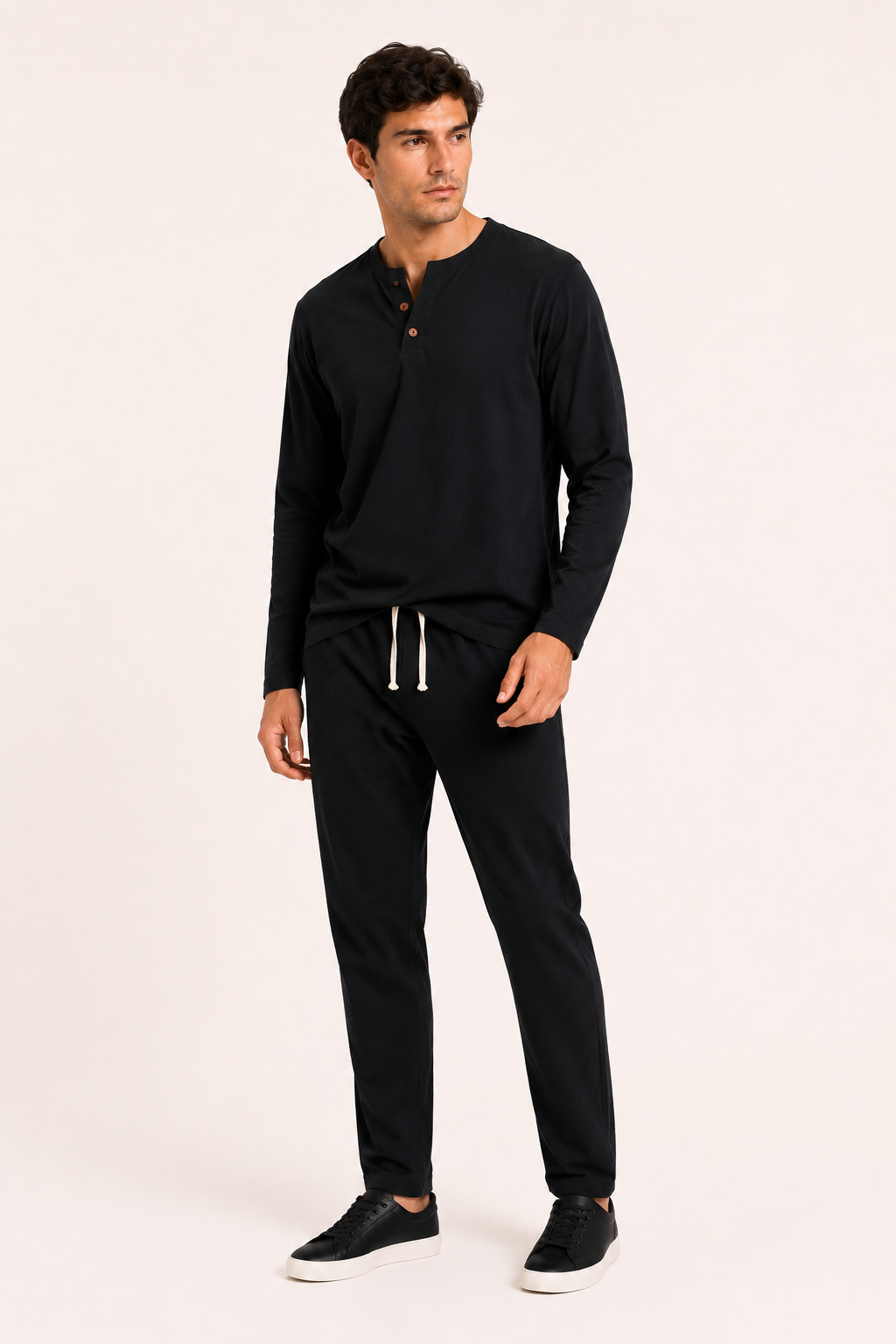 Herenset linnen casual elegante T-shirt broek zomer - Jörg
