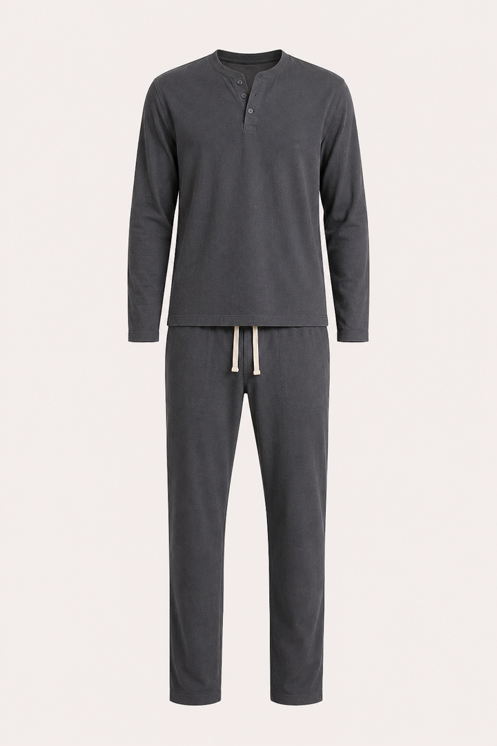 Herenset linnen casual elegante T-shirt broek zomer - Jörg