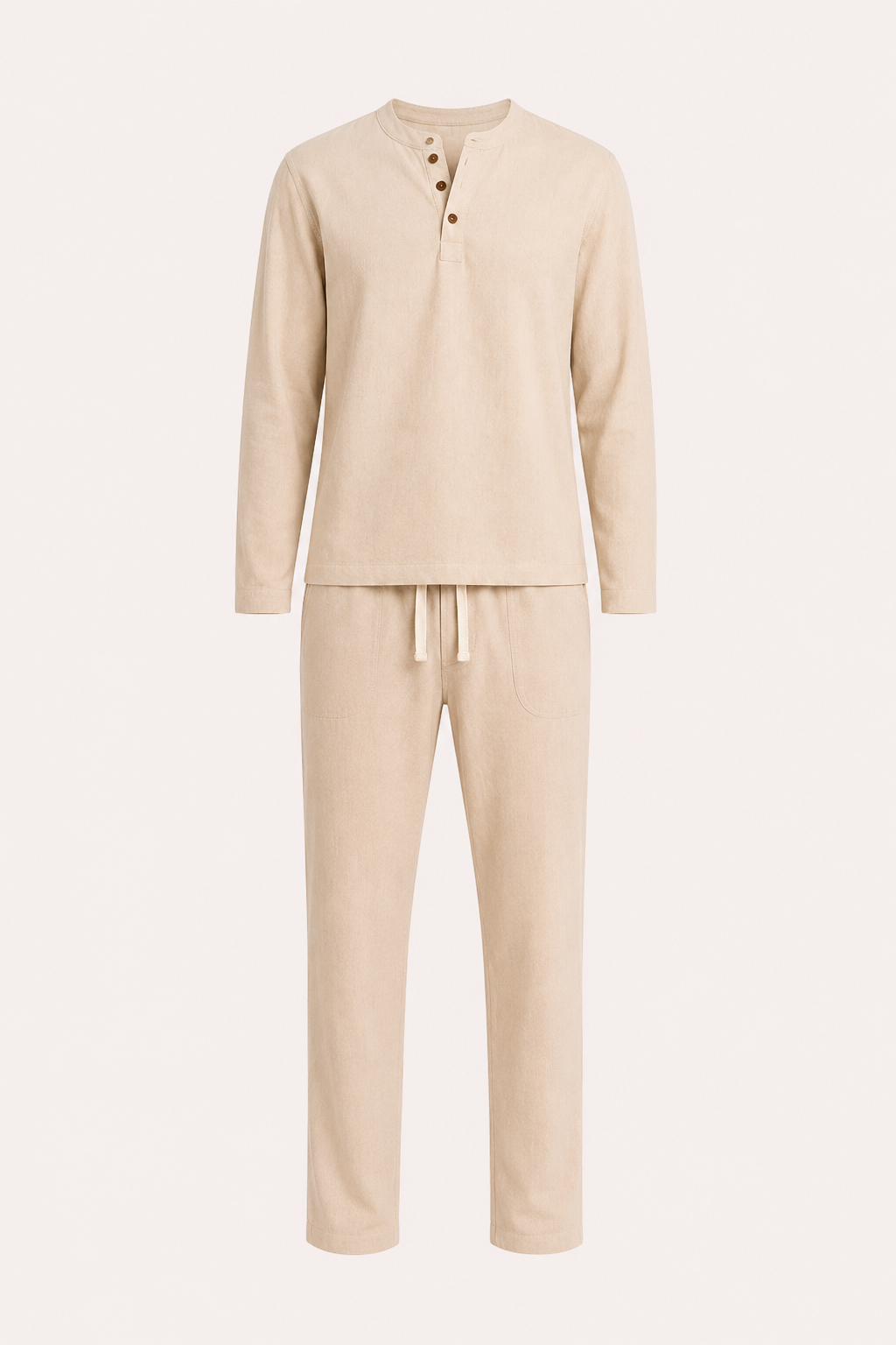 Herenset linnen casual elegante T-shirt broek zomer - Jörg