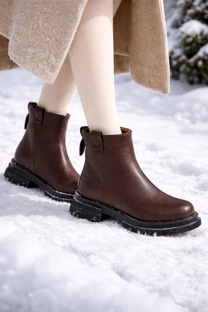 Enkellaarsjes met warme binnenkant - Ilze