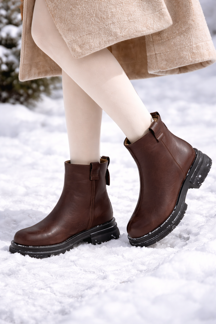 Enkellaarsjes met warme binnenkant - Ilze