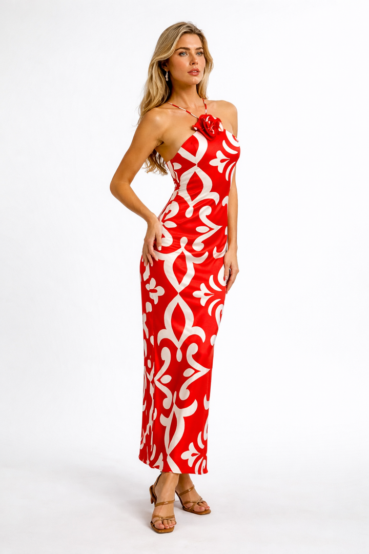 Jurk met bloemenprint - Kaja