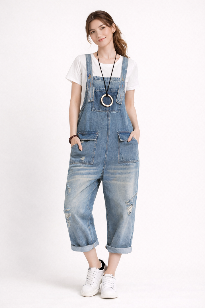 Harem denim overall - Berta