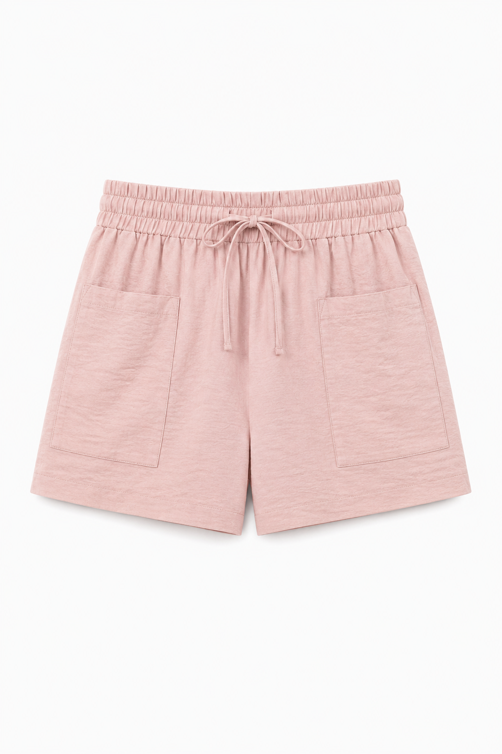 Elastische damesshort met zakken aan de voorkant - Lanni