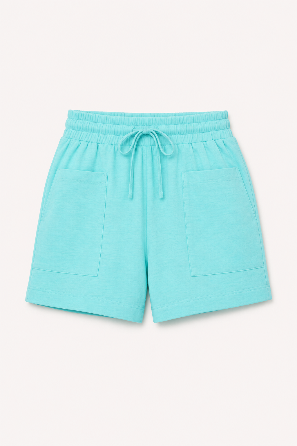 Elastische damesshort met zakken aan de voorkant - Lanni
