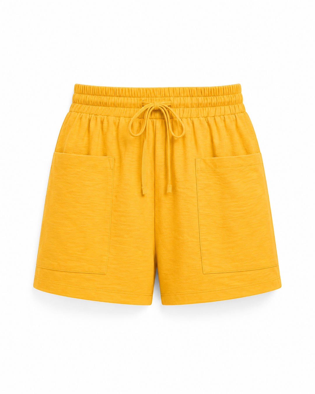 Elastische damesshort met zakken aan de voorkant - Lanni