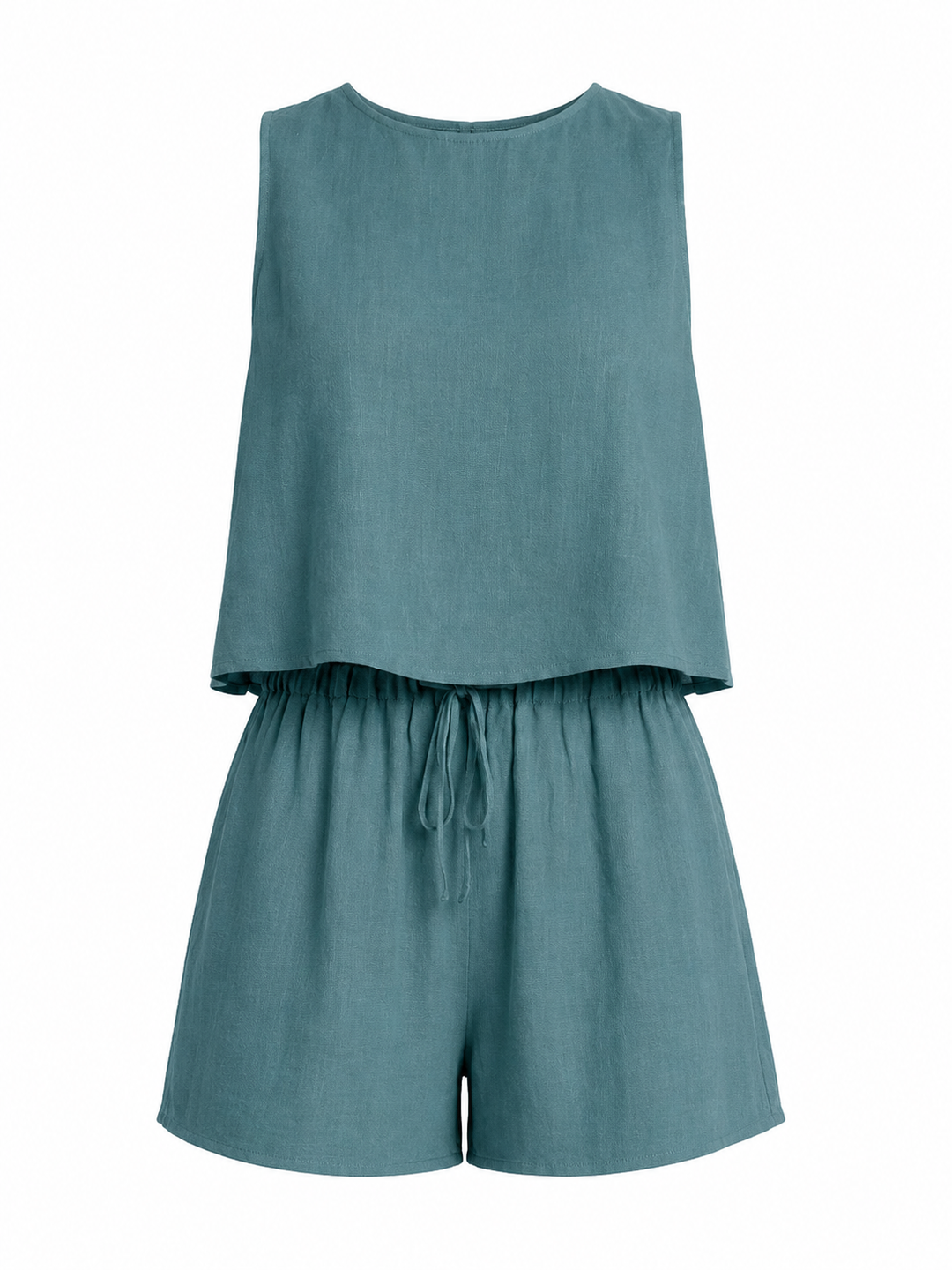 Dames zomerset mouwloos topje en korte broek - Anika