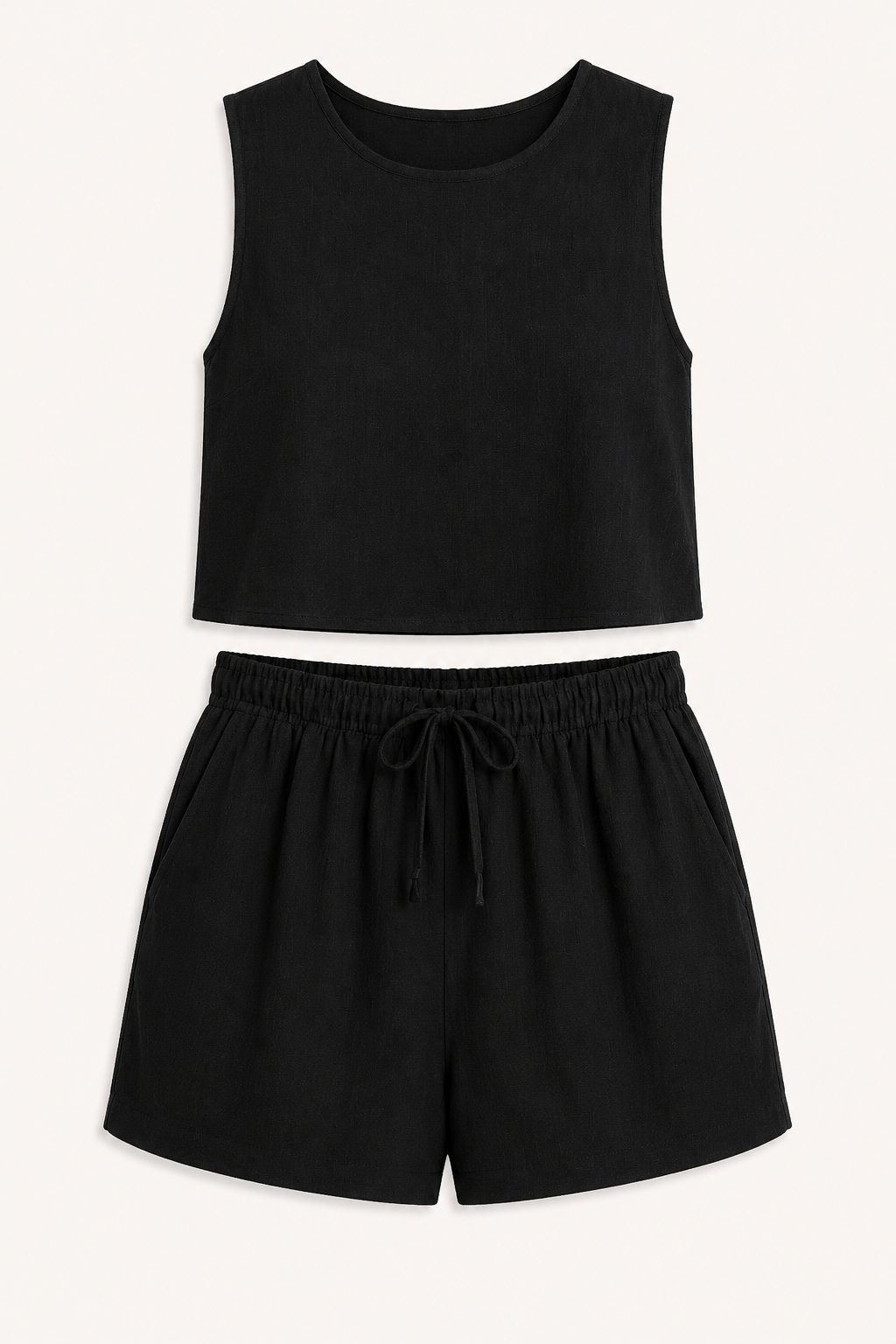 Dames zomerset mouwloos topje en korte broek - Anika