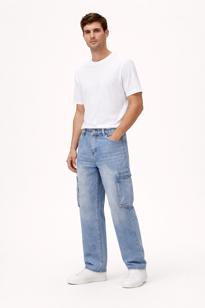 Rechte cargo herenjeans - Falko