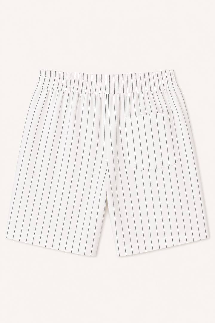 Linnen casual herenbroek met elastisch koord in de taille - Levin