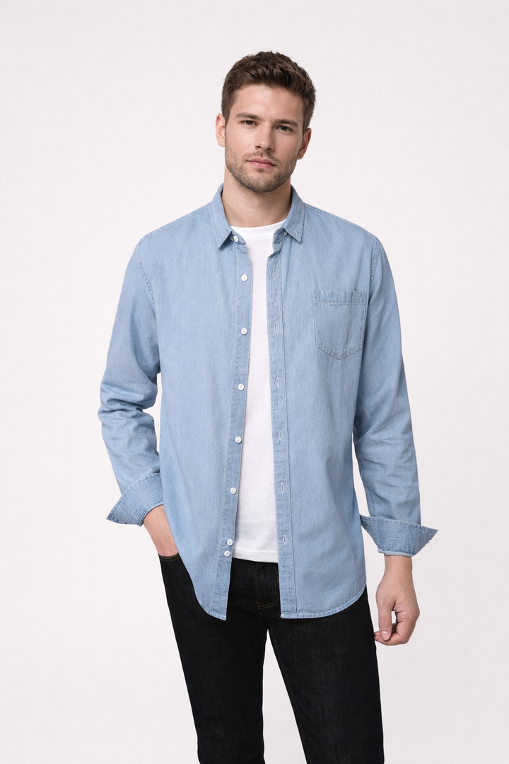 Heren casual button down overhemd - Dieter
