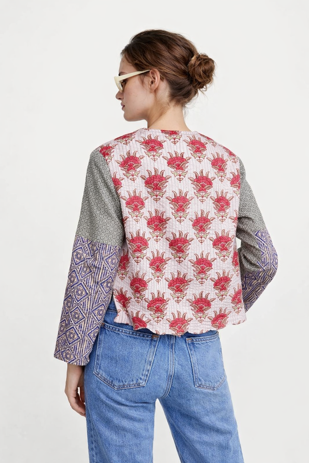 Lentejack met patchworkprint voor dames - Gerlinde
