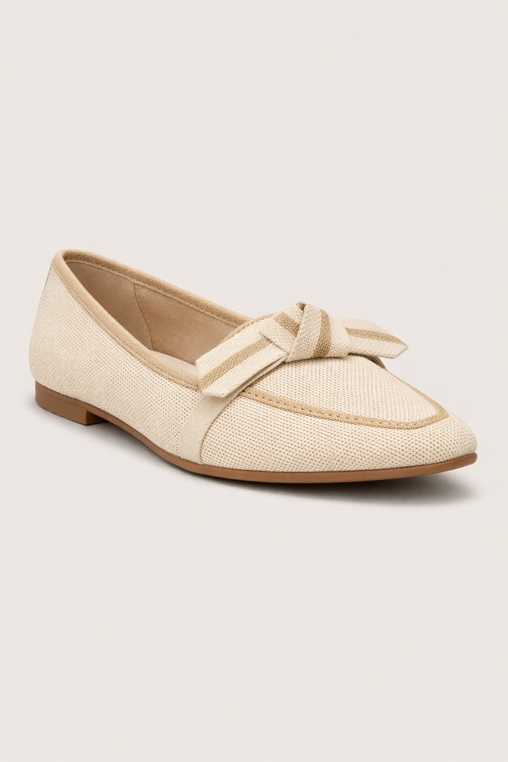 Platte schoenen met geweven strik - Selena