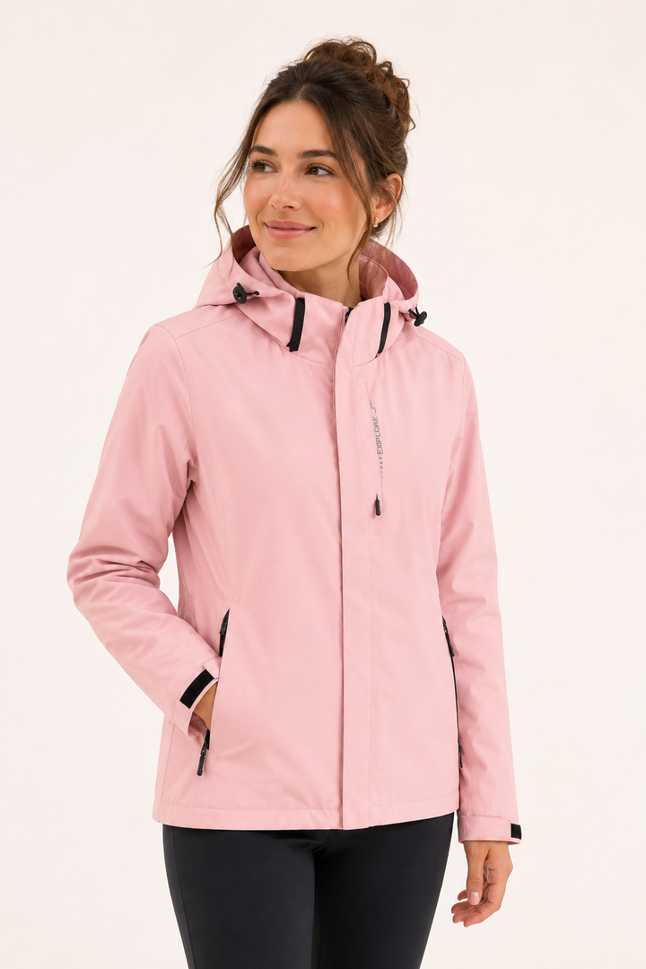 Unisex waterdichte winddichte jas met doorlopende ritssluiting - Shocks