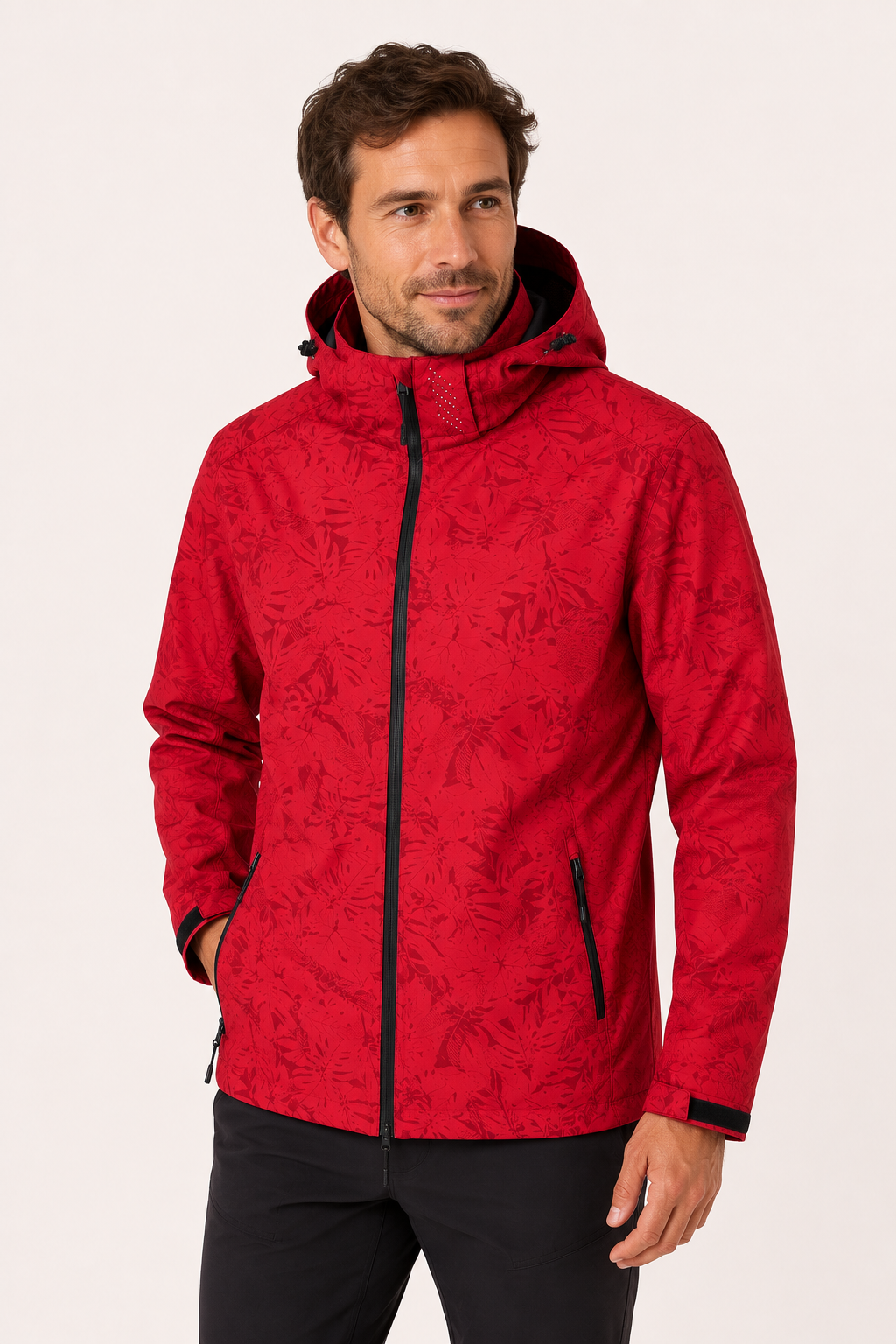 Lichtgewicht, winddichte unisex-jas met capuchon en ritssluiting - Fassher