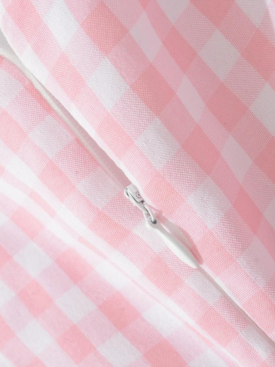 Dames mini jurk met V-hals - Ylvaine