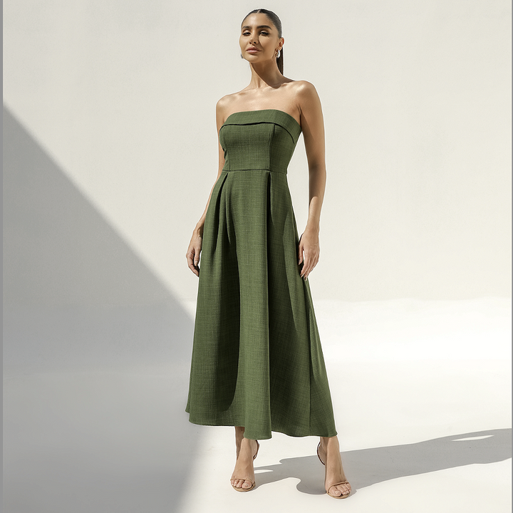 Ursula - Elegante strapless jurk