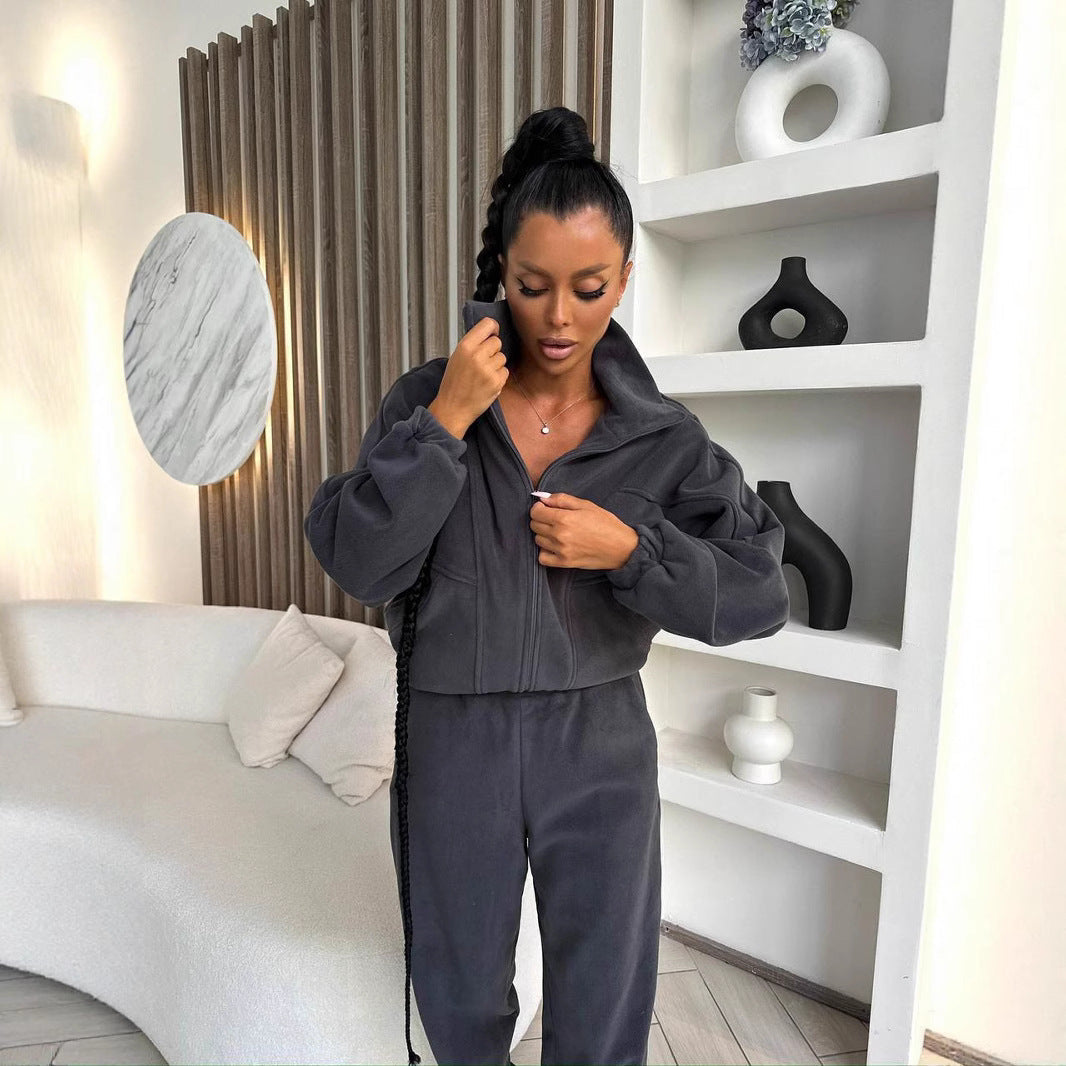 Casual dames sportoutfit met capuchon - Arlette