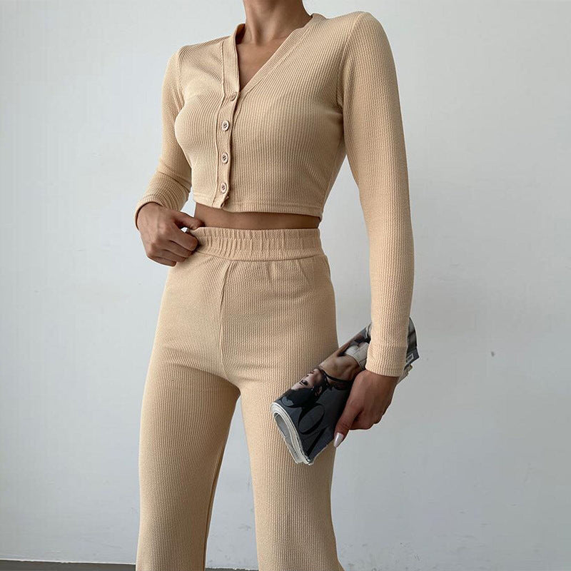 Tweedelige gebreide set voor dames - Sofia