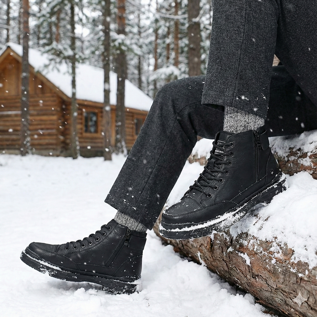 Herenlaarzen in vintage stijl - Brevik