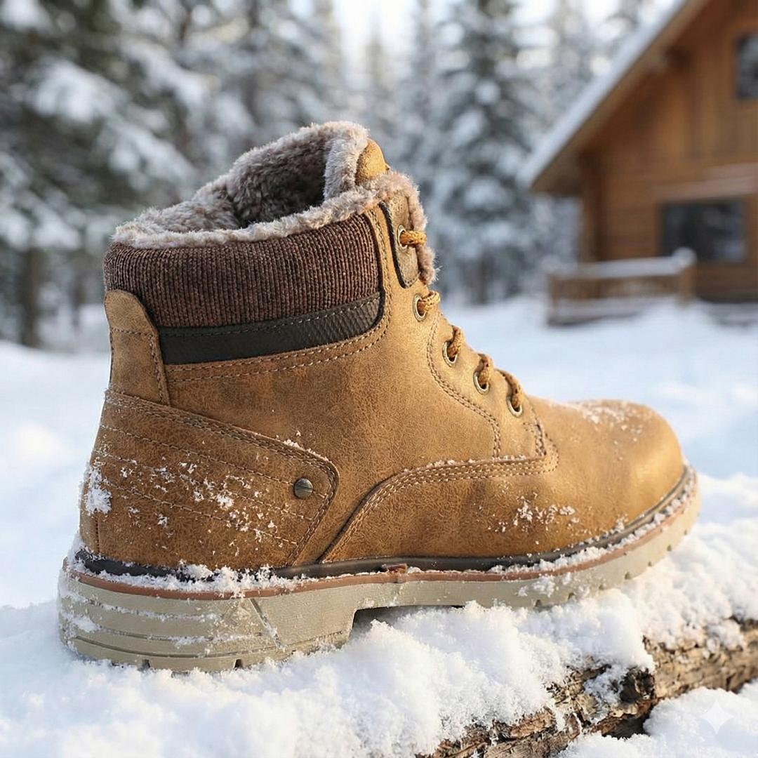Heren winterlaarzen met thermovoering en robuuste zool - Karsen