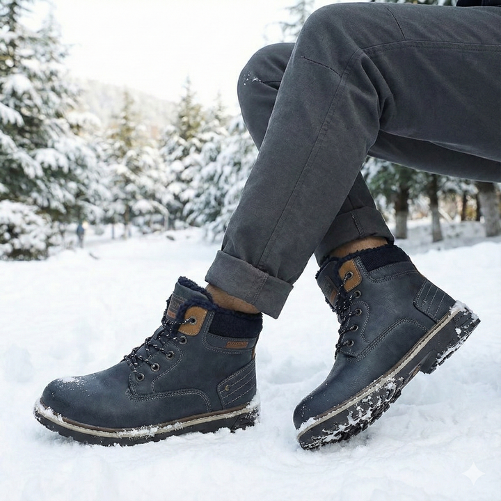 Heren winterlaarzen met thermovoering en robuuste zool - Karsen