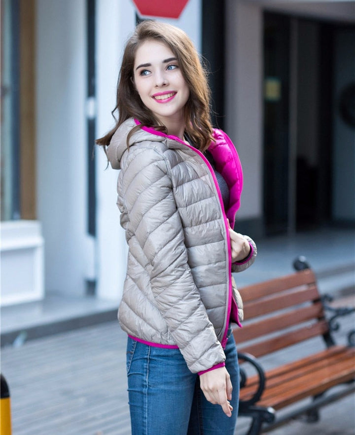 Harmonie omkeerbaar Ultra Light donsjack