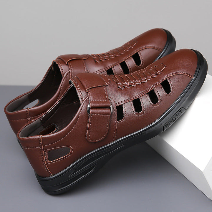 Herensandalen met klittenbandsluiting en geventileerd ontwerp - Bruno