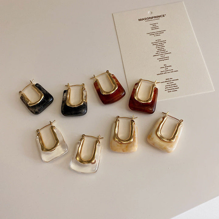 Citrien Strik Oorbellen