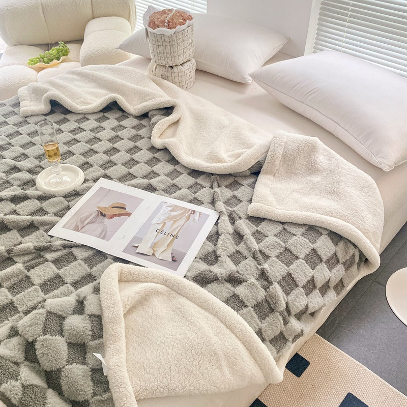 Zachte bedrukte deken