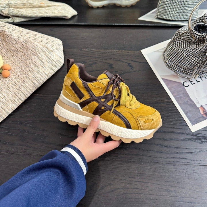 Sportschoenen voor dames met suède details - Jera