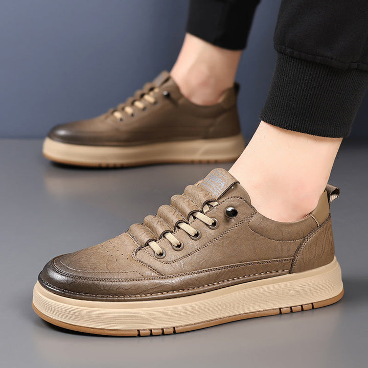 Herensneakers moderne stijl klassieke veters - Elian
