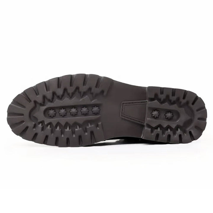 Leren herenlaarzen met antislipzool - Jason